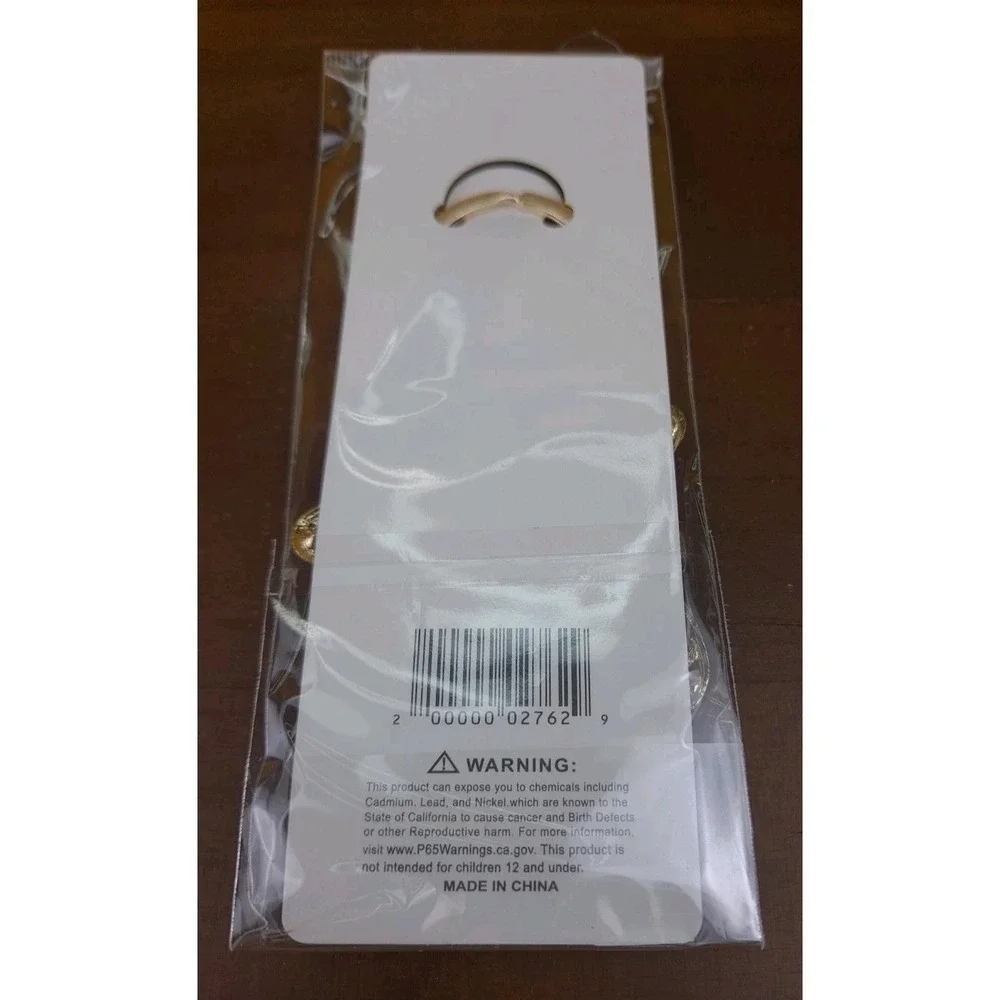 NIP Crystal Collection Multicolor Crystal‎ Butterfly Gold Tone Keychain